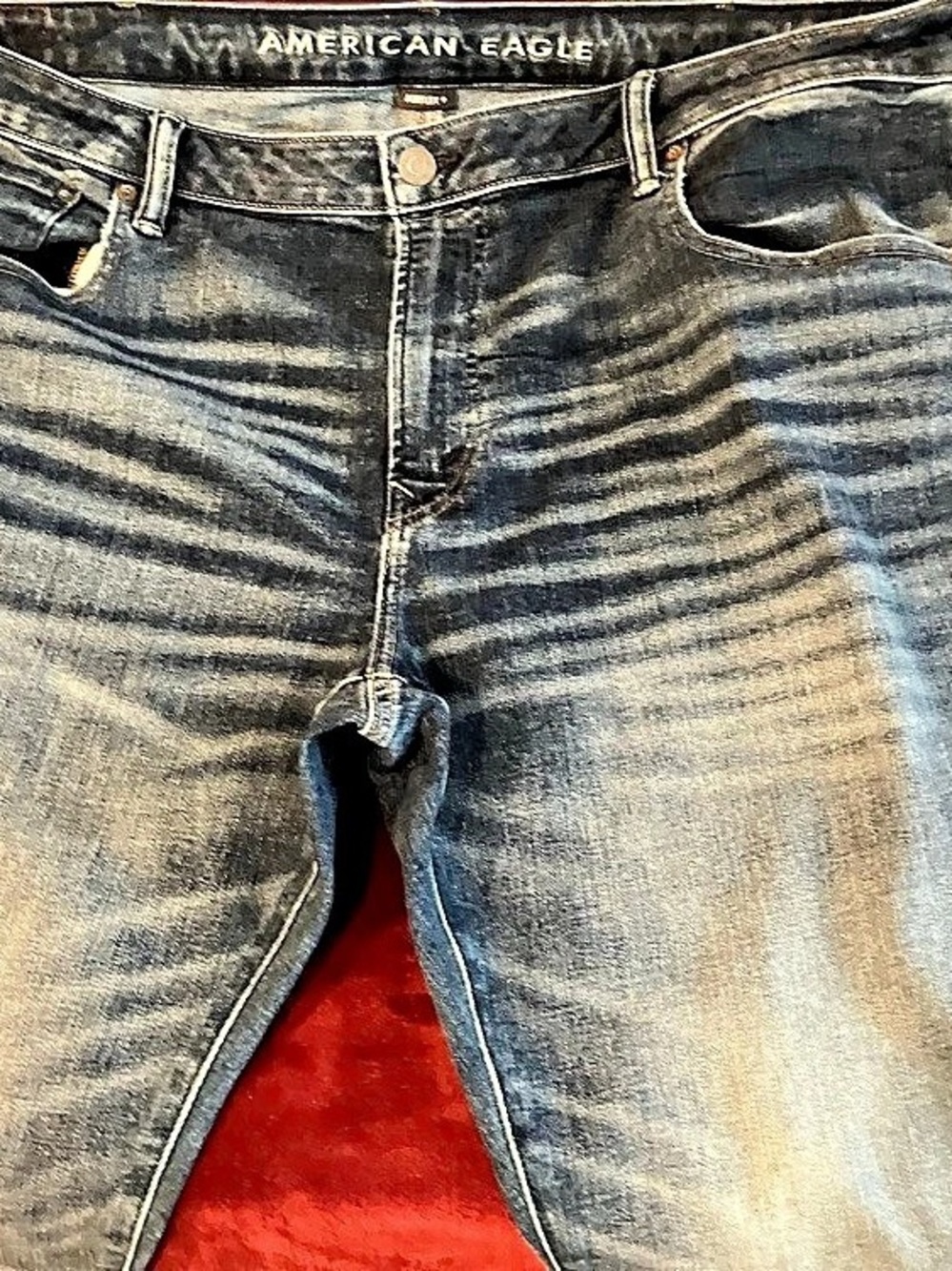 American Eagle Airflex+ + Slim Jeans Blue Waist 44 x 34